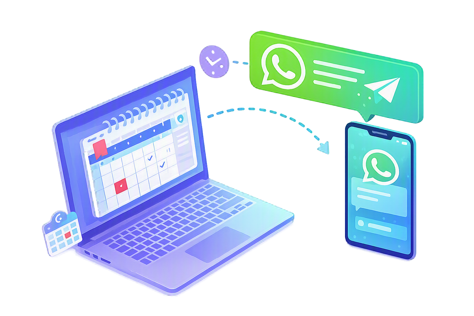 invio scontrino su whatsapp